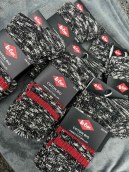 6 paires de CHAUSSETTES COTON BIO LEE COOPER NOIRE ET ROUGE 39/42