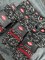 6 paires de CHAUSSETTES COTON BIO LEE COOPER NOIRE ET ROUGE 39/42