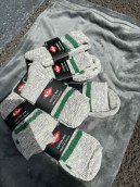 6 paires de CHAUSSETTES COTON BIO LEE COOPER gris et verre 43/46