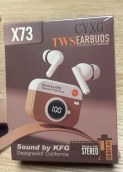 Ecouteurs Bluetooth Sans Fil 5.3 Marron Longue Autonomie Chargement Rapide