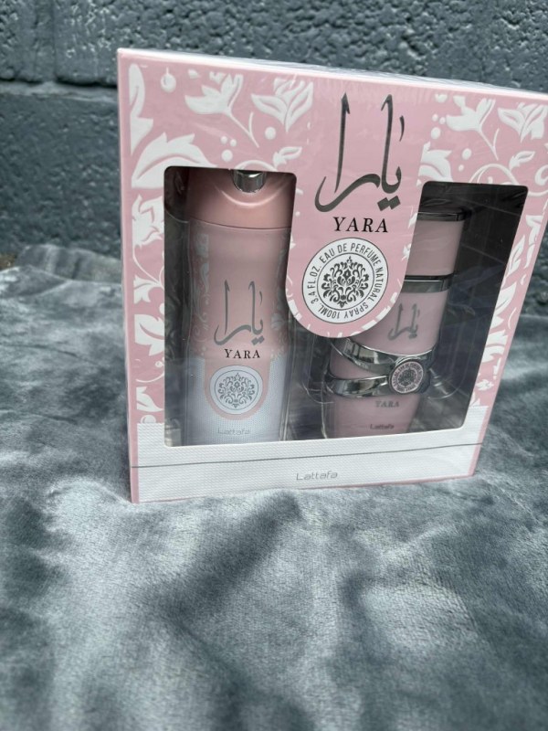 Coffret Lattafa Yara rose 100ml + déodorant 200ml