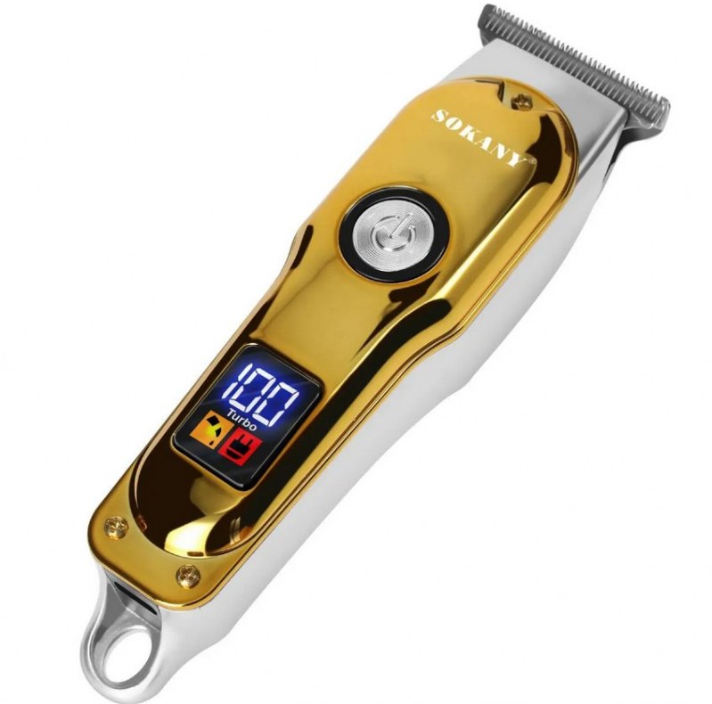 Sokany Tondeuse à cheveux sans fil - Dorée